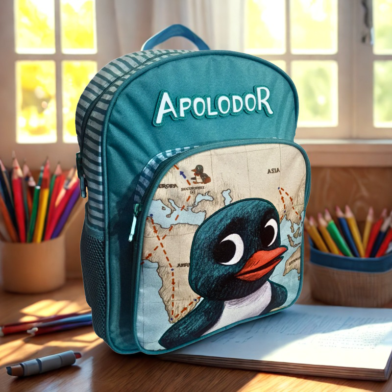 Rucsac scoala turcoaz 35 cm Planeta Arthur [2]
