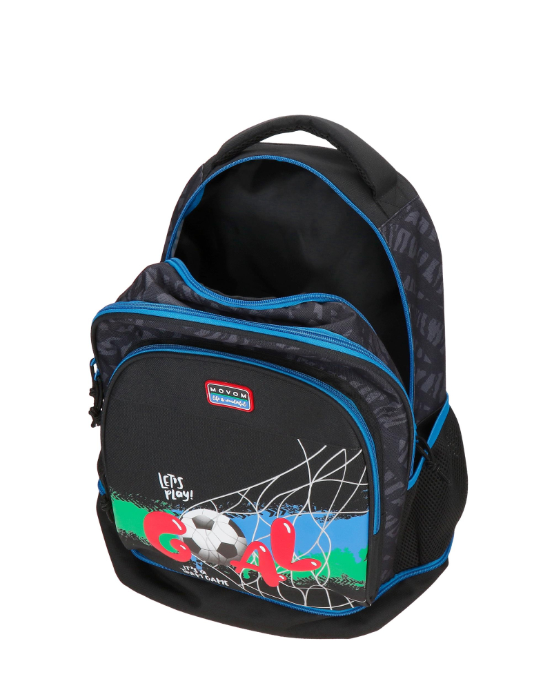 Rucsac troller detasabil Movom Offside 2 roti negru 21x43x32 cm [4]