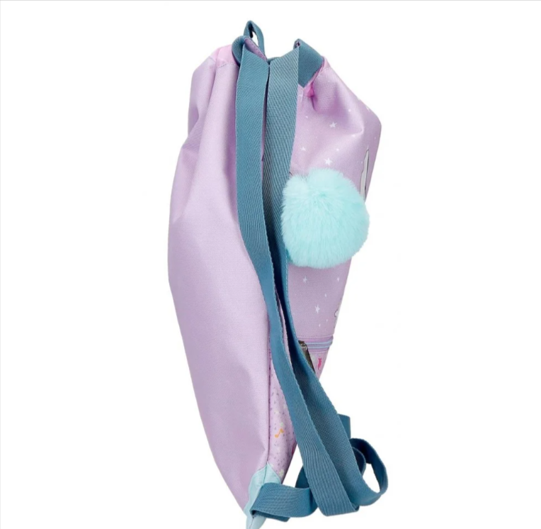 Sac sport fete Disney Lovely Stitch buzunar frontal lila 32 x 42 x 0.5 cm [4]