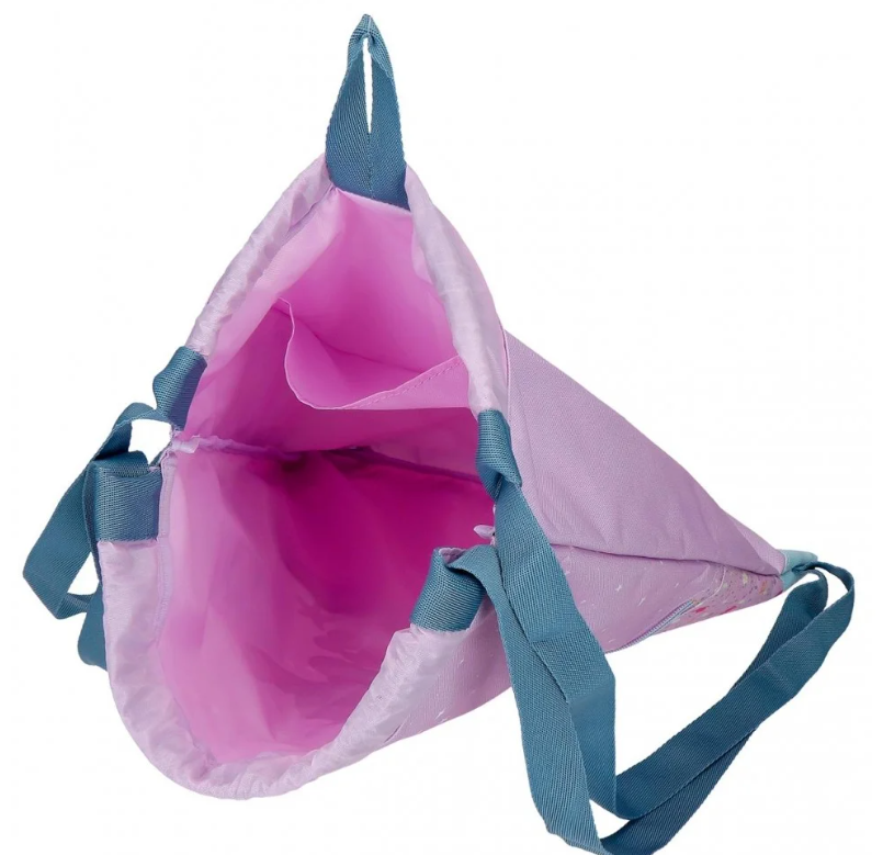 Sac sport Disney Lovely Stitch cu buzunar frontal, lila, 32x42x0,5 cm [4]