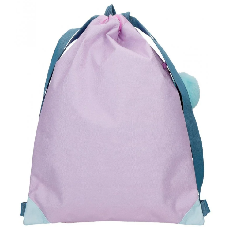 Sac sport fete Disney Lovely Stitch buzunar frontal lila 32 x 42 x 0.5 cm [3]