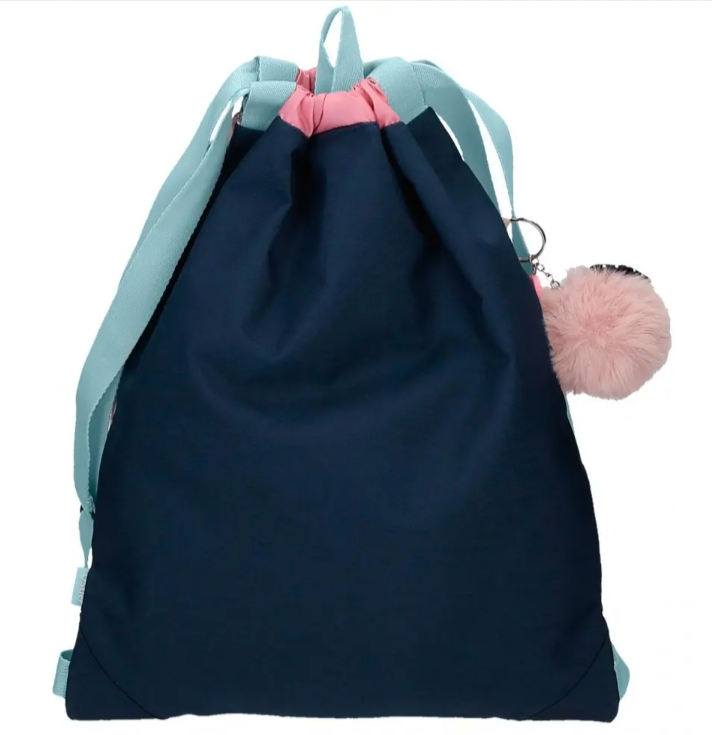 Sac sport fete Enso Bonjour roz 35 x 46 x 10 cm [2]