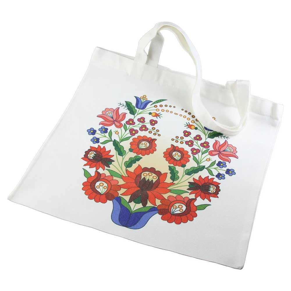 Sacosa textil motive florale colorate 40×40 cm [1]
