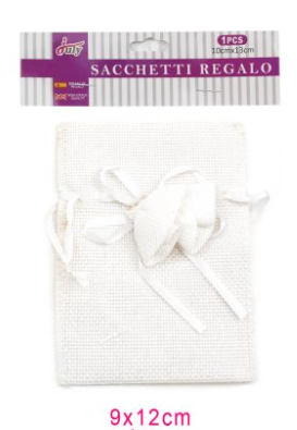 Saculet bumbac alb 9x12 cm [1]