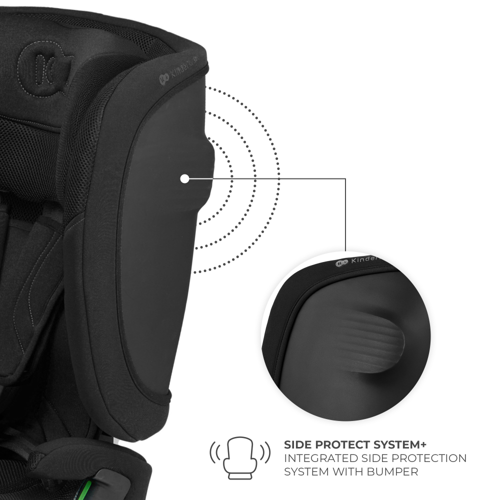 SCAUN AUTO KINDERKRAFT FIX2GO 76-150 CM, BLACK [5]