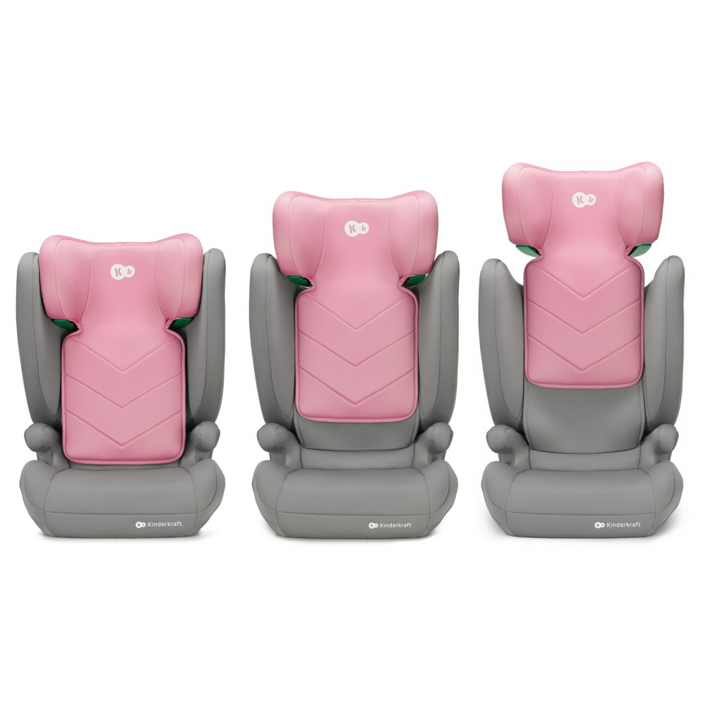 SCAUN AUTO KINDERKRAFT I-SPARK, I-SIZE 100-150 CM, PINK [5]