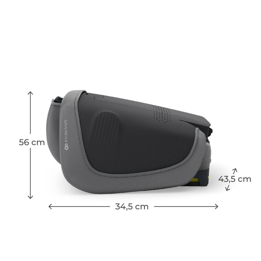 SCAUN AUTO KINDERKRAFT UNITY2 100-150 CM, GREY [2]