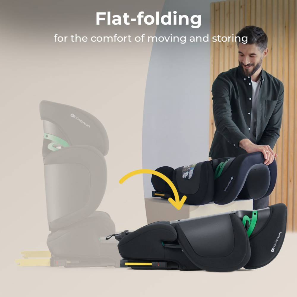 SCAUN AUTO KINDERKRAFT XPAND 2 I-SIZE 100-150 CM, GRAPHITE BLACK [11]