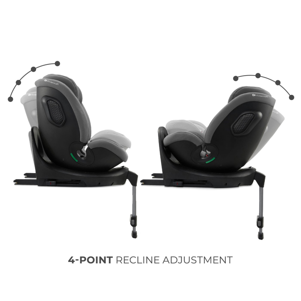 SCAUN AUTO KINDERKRAFT XRIDER 2 I-SIZE 40-150 CM GREY [20]