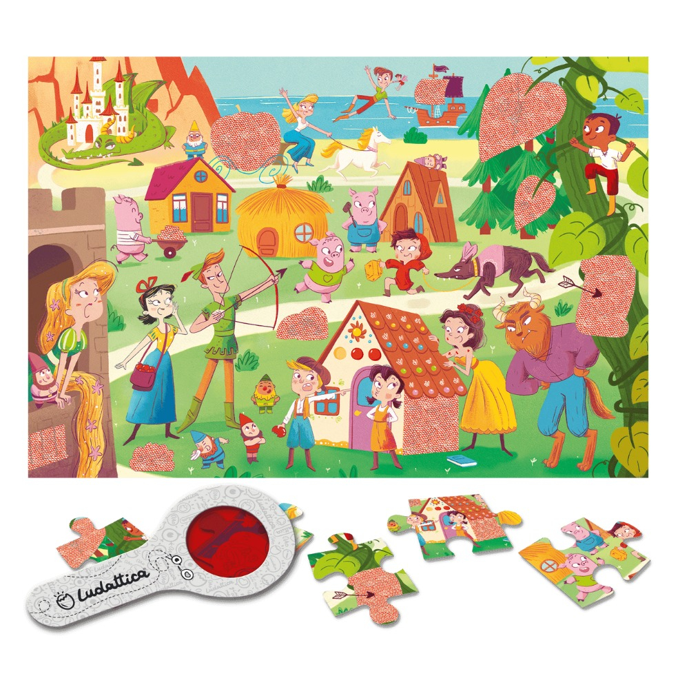 Puzzle 24 piese Zane Secret Puzzle Ludattica [2]