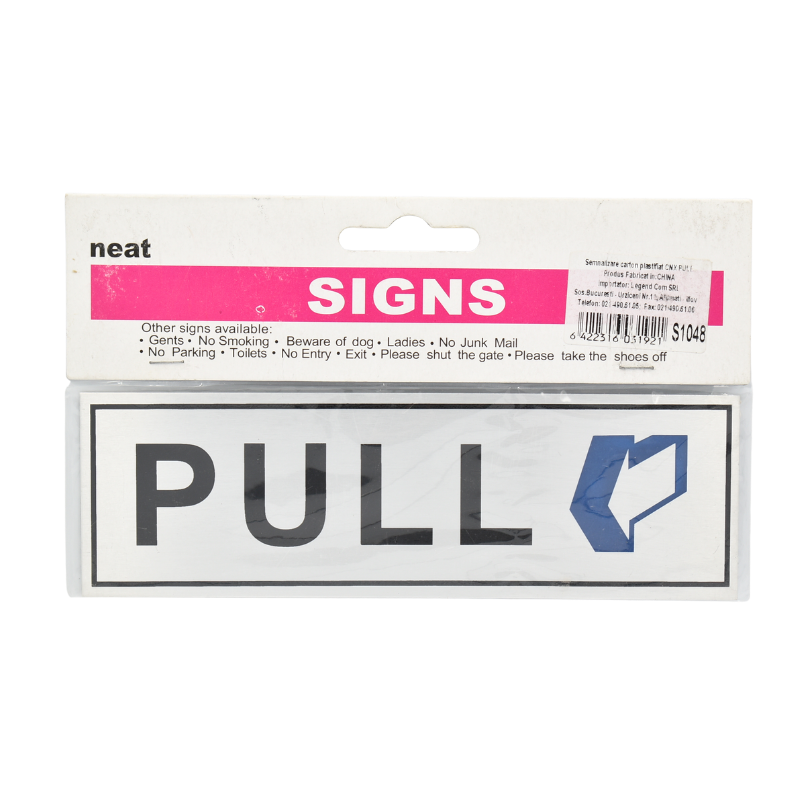 Semnalizare carton plastifiat cnx Pull [1]