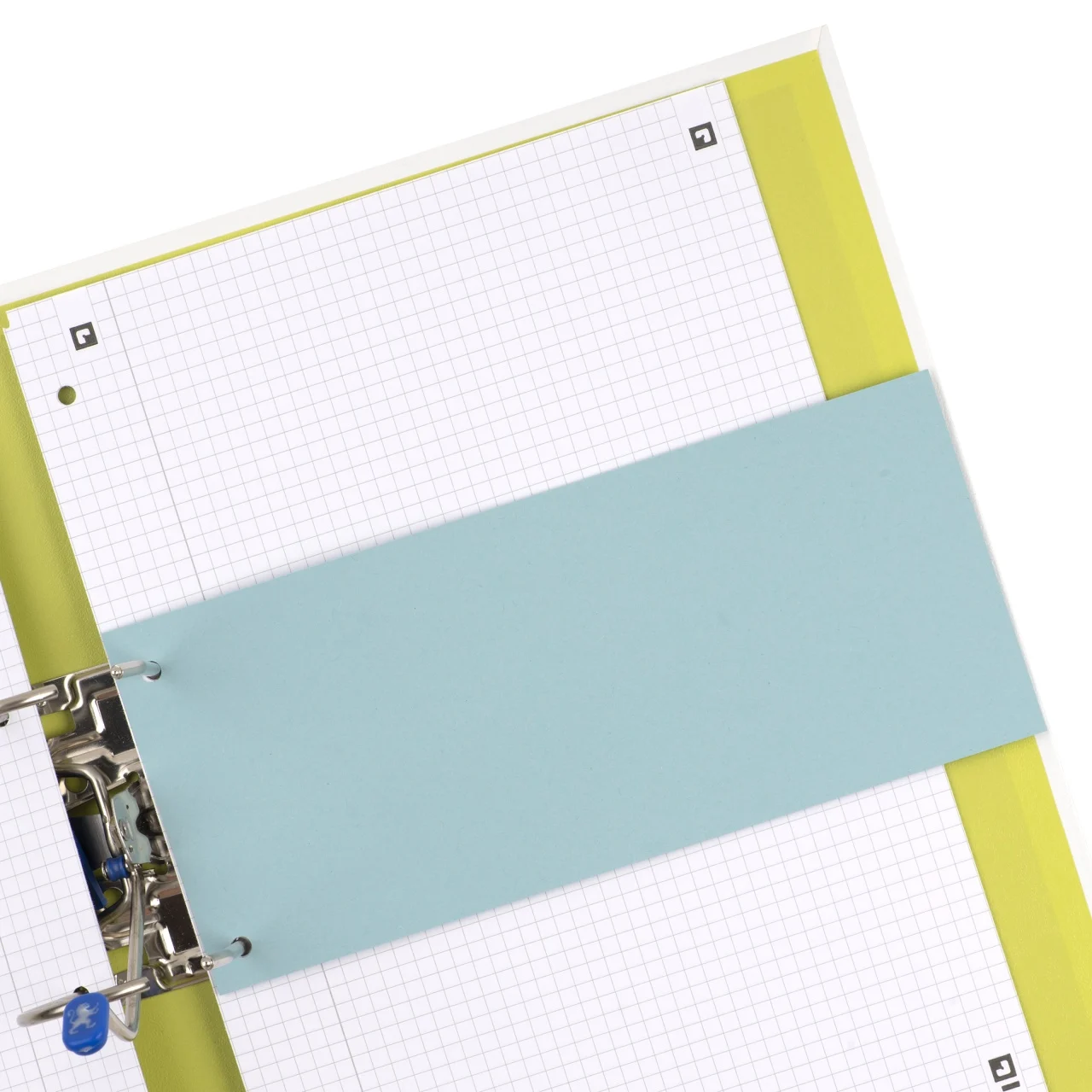 Separatoare carton Oxford 10.5x24cm 190g/mp albastru set 100 file [2]