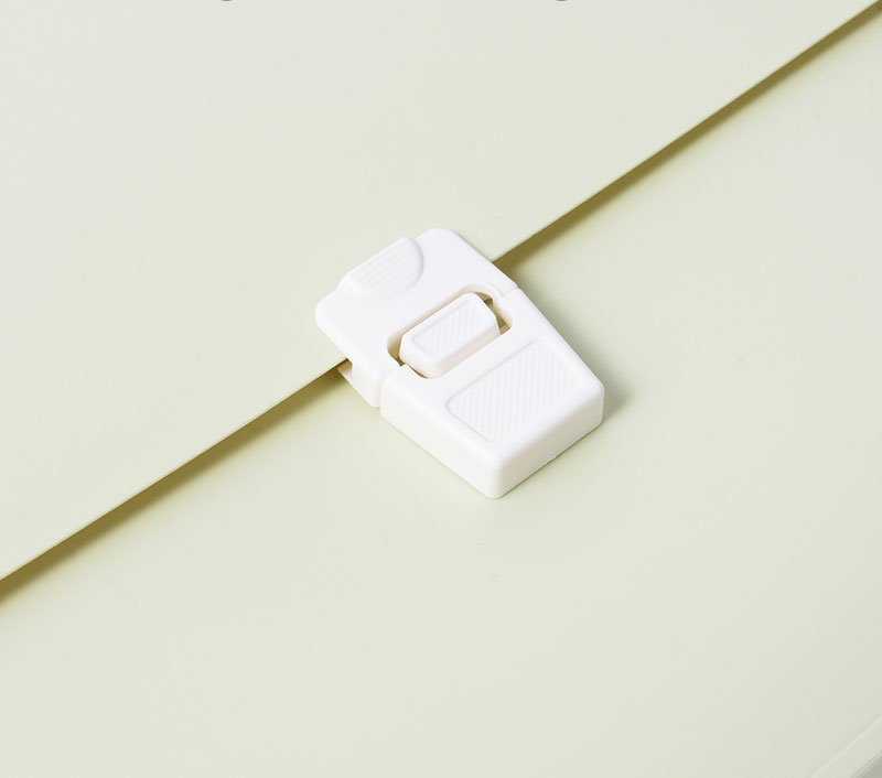 Servieta plastic cu maner 7 compartimente culori macarons Deli [2]