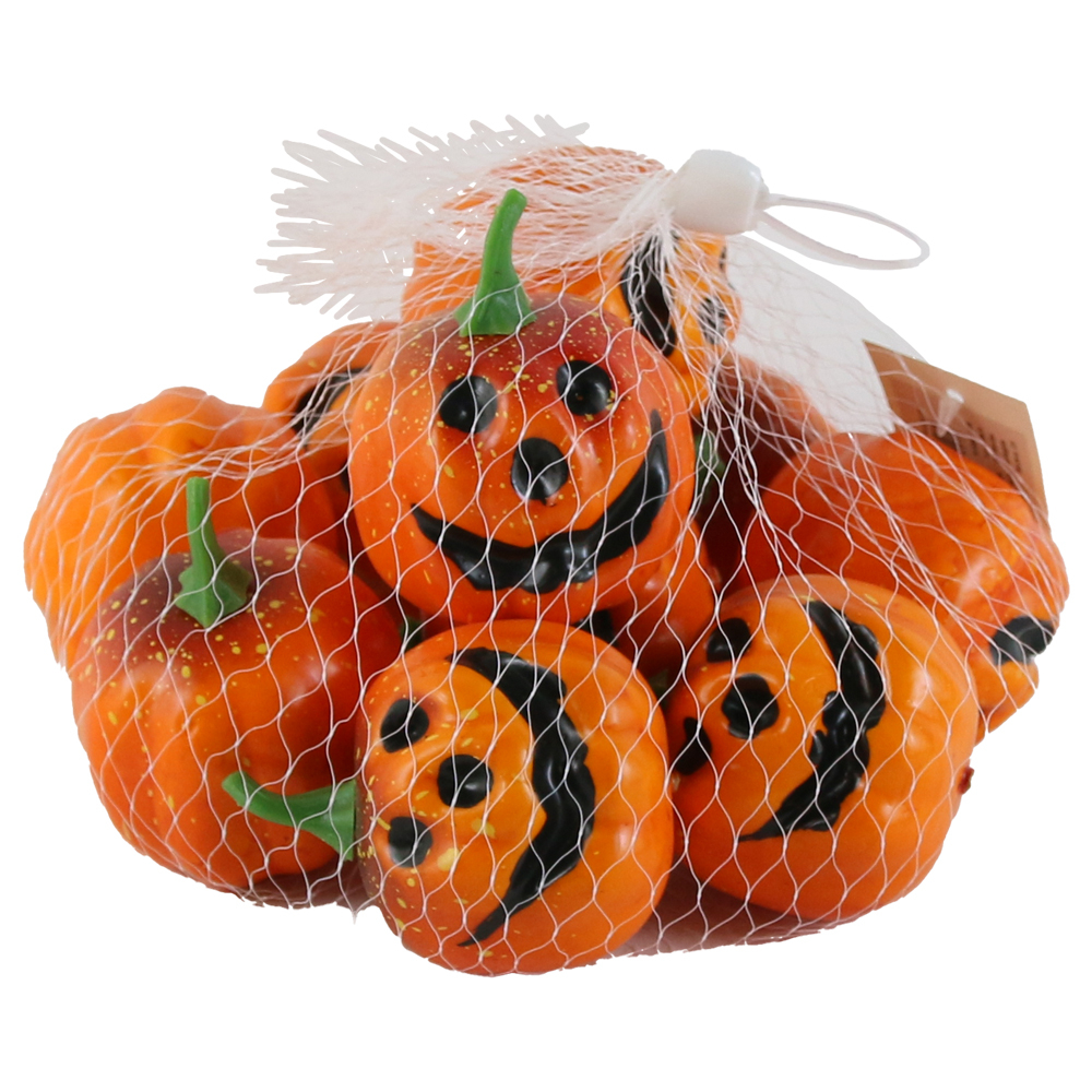 Set 10 dovlecei Halloween din polifoam 5 cm [2]