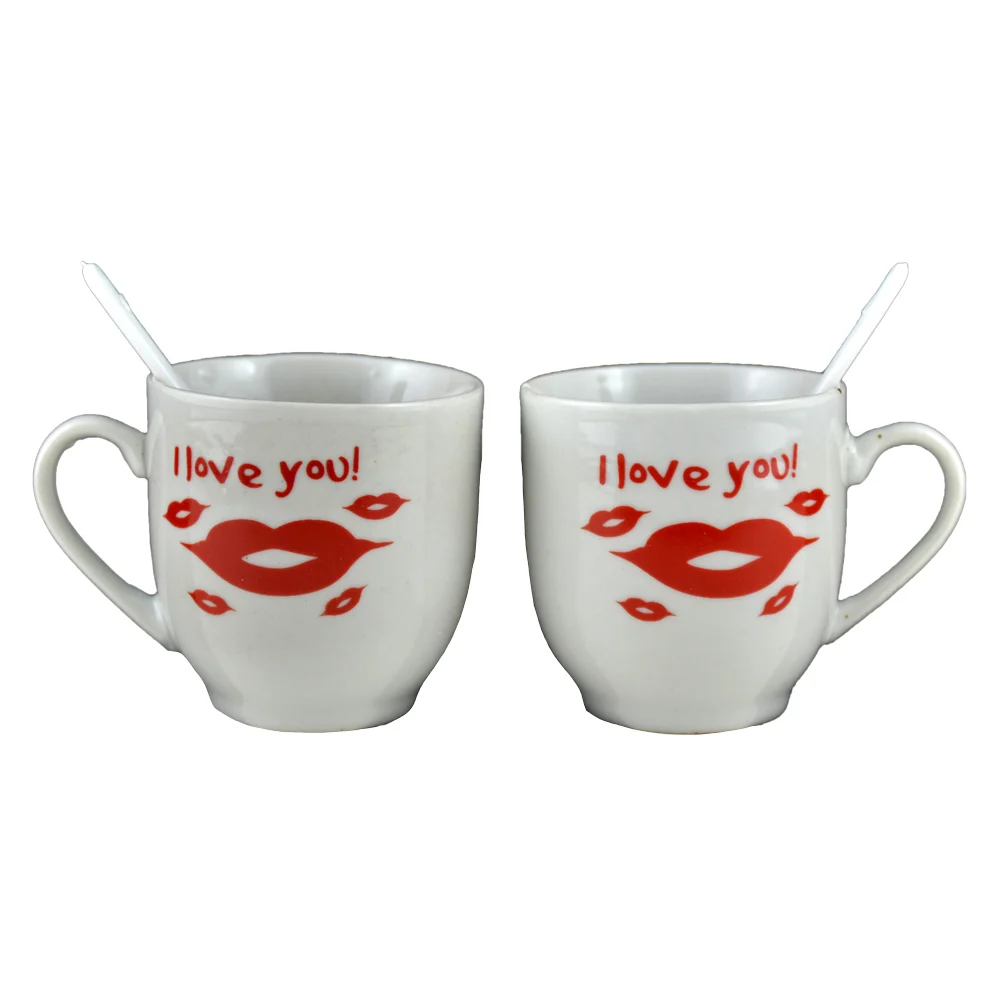 Set 2 cani cafea Valentines Day 6 cm modele diferite [5]