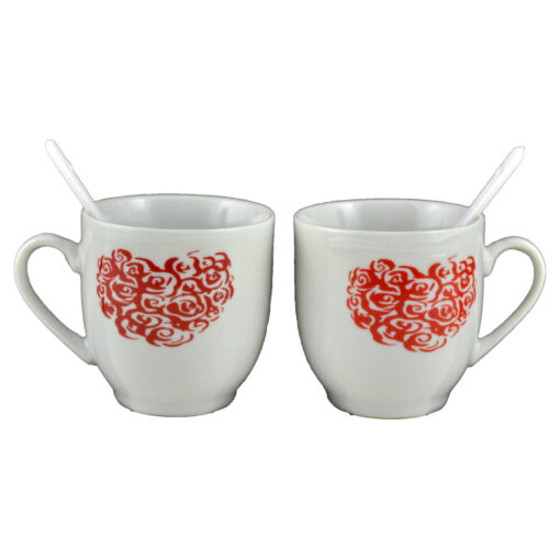 Set 2 cani cafea Valentines Day 6 cm modele diferite [3]