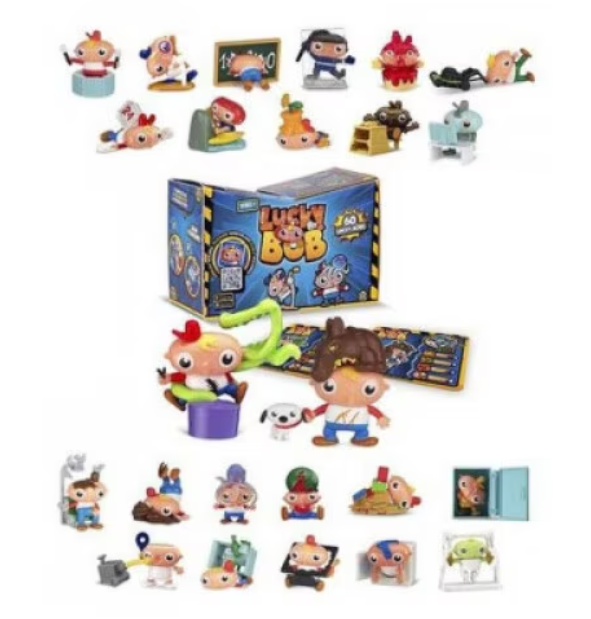 Set 2 Figurine Lucky Bob cu Accesorii Surpriza [2]