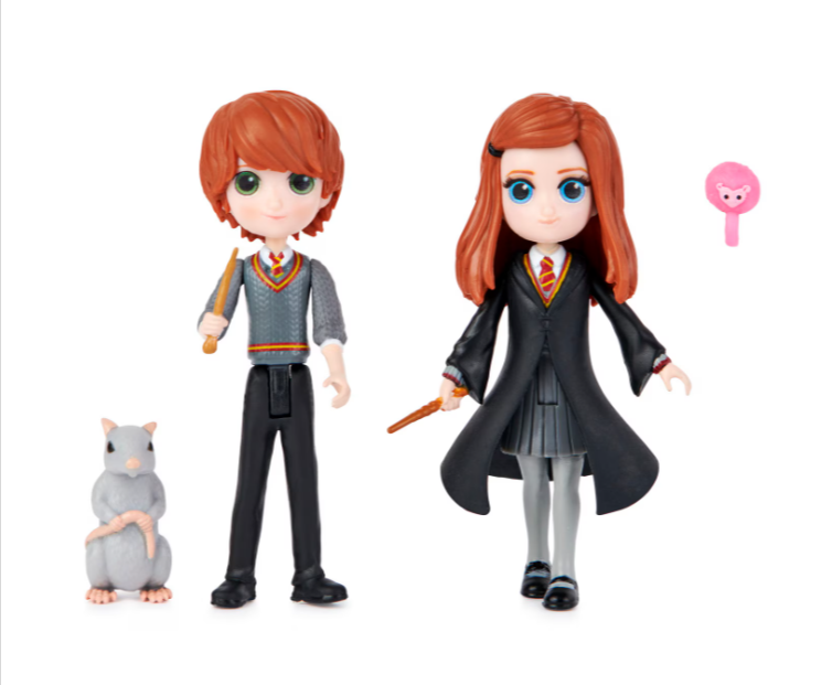 Set 2 figurine Harry Potter Magical Minis Ron si Ginny Weasley [2]