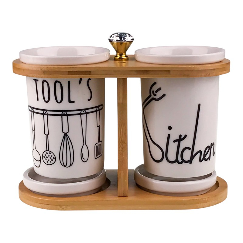 Set 2 suporturi tacamuri ceramica 21x15 cm [1]