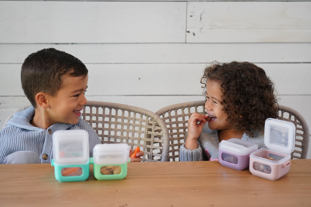 SET 4 RECIPIENTE SILICON SNAP&GO CUBES, MELII, 4*118 ML [4]