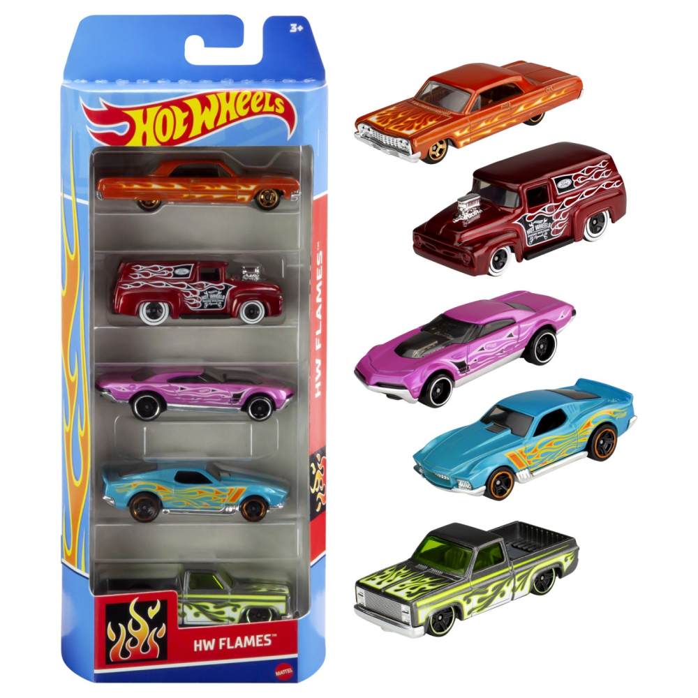 SET 5 MASINI HOT WHEELS HW FLAMES [1]