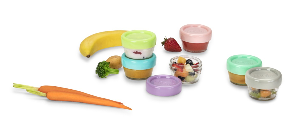 SET 6 RECIPIENTE STICLA PENTRU HRANA BEBE, MELII, 59 ML [6]