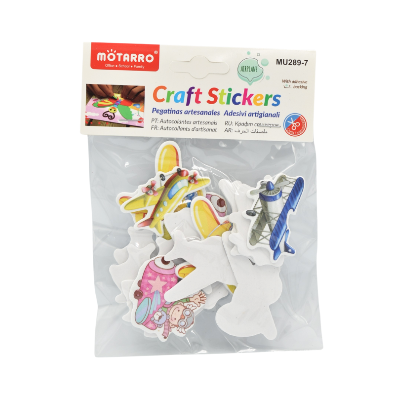 Set stickere spuma EVA avioane Motarro [1]