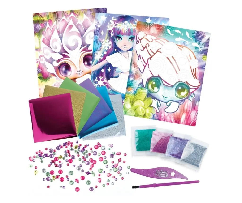 Set Art & Craft cu pulbere stralucitoare personaj Marinia Nebulous Stars [7]