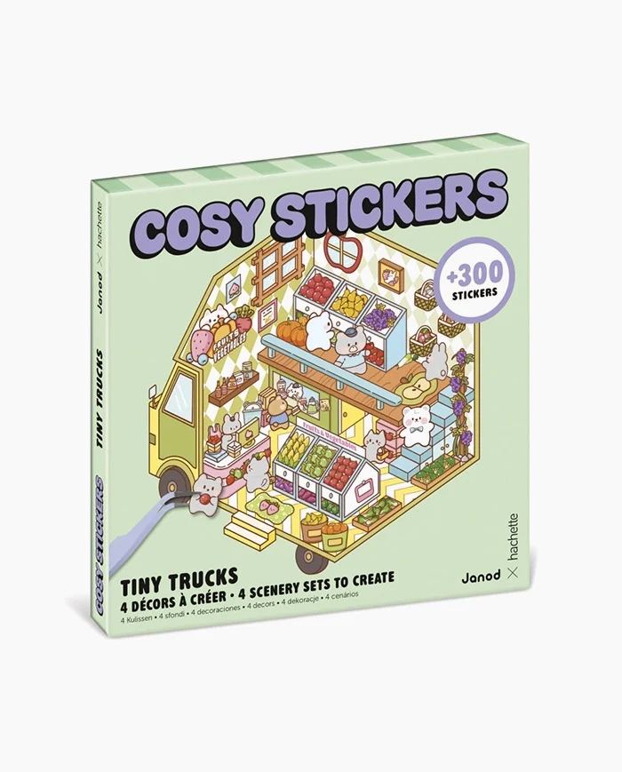 Set autocolante Cosy Tiny Trucks Camioane mici 300+ stickere [2]