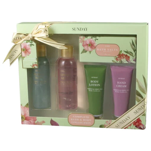 Set baie 5 piese Sunday Bamboo & Green Tea [1]