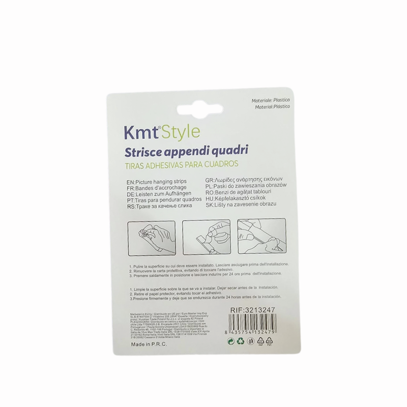 Set 4 benzi dublu adezive pentru tablouri 50 x 19 mm - Kmt Style [2]