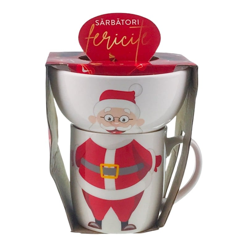 Set bol si cana din ceramica 13x16 cm [7]