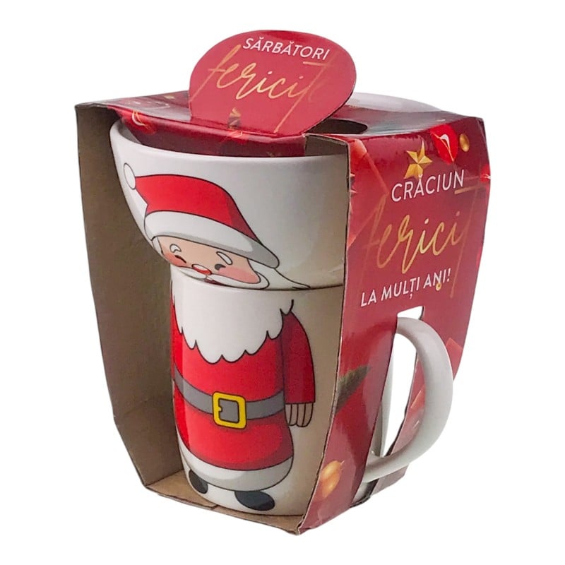 Set bol si cana din ceramica 13x16 cm [2]