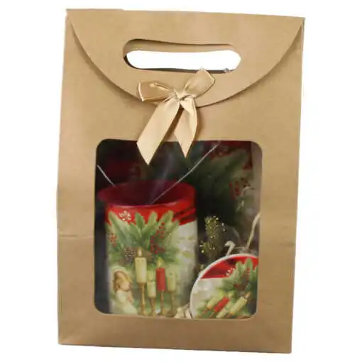 Set cadou Ingeras cu lumanari cana suport oale si magnet frigider 19 x 9 x 26 cm [2]