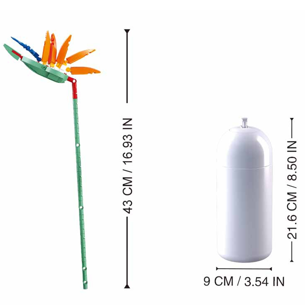 Set de constructie Flowers 148 piese Pasarea paradisului Sluban [4]