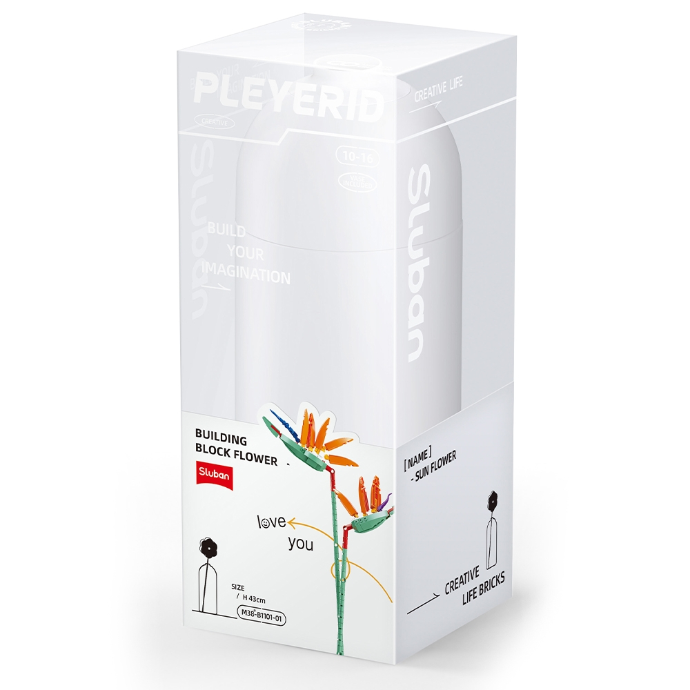 Set de constructie Flowers 148 piese Pasarea paradisului Sluban [5]