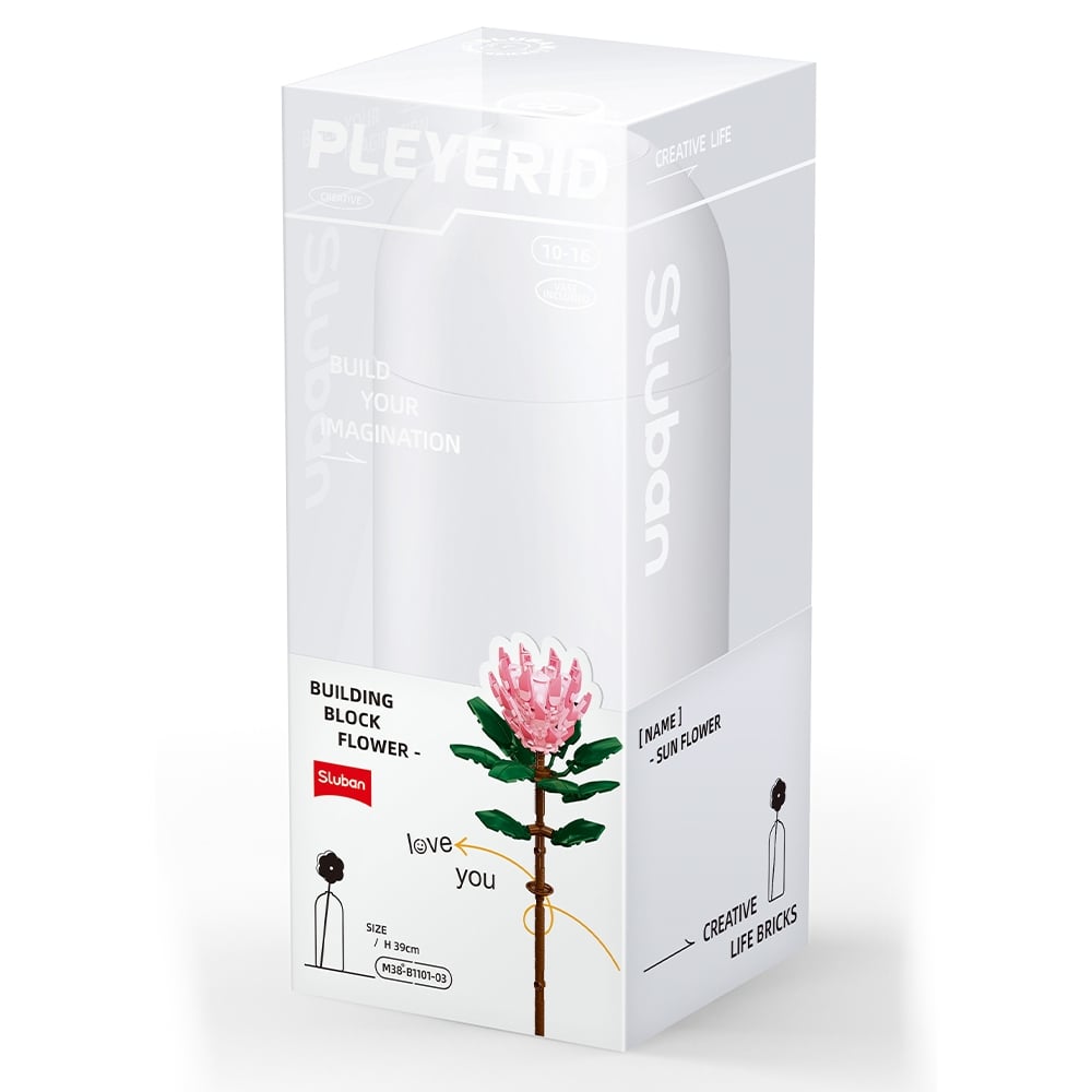 Set de constructie Flowers 219 piese Protea cynaroides Sluban [4]