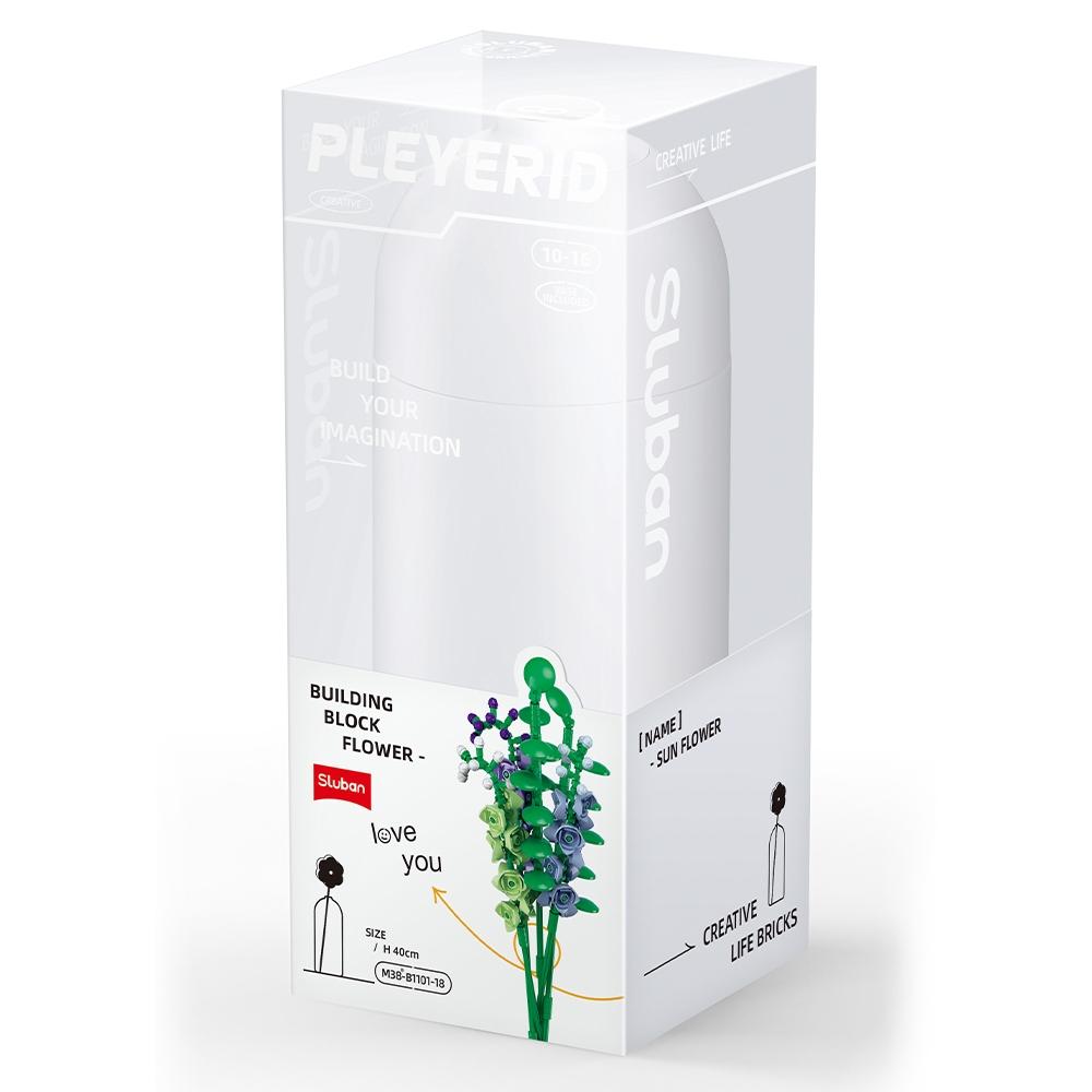 Set constructie Flowers 222 piese Rocket Larkspur [3]