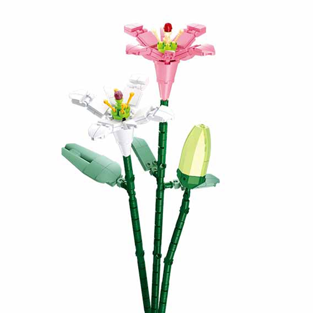Set constructie Flowers 247 piese Crin [4]
