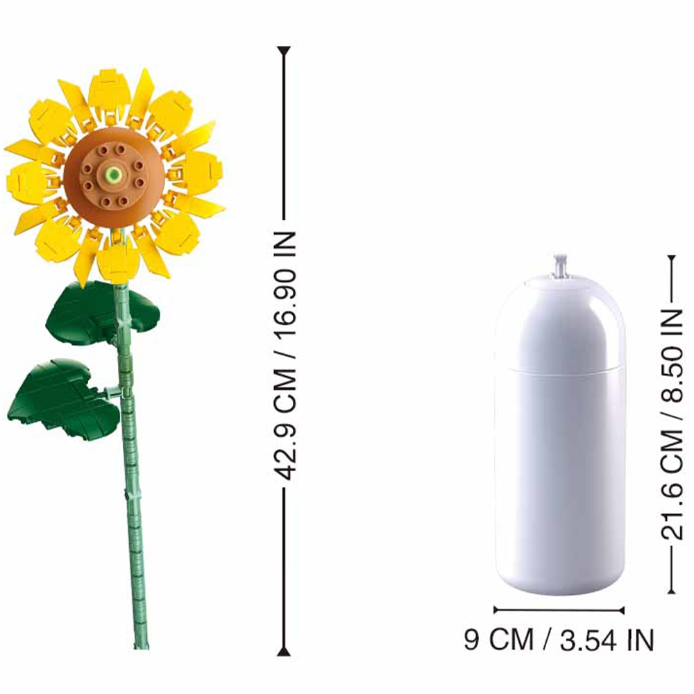 Set constructie Flowers 251 piese Floarea Soarelui [6]