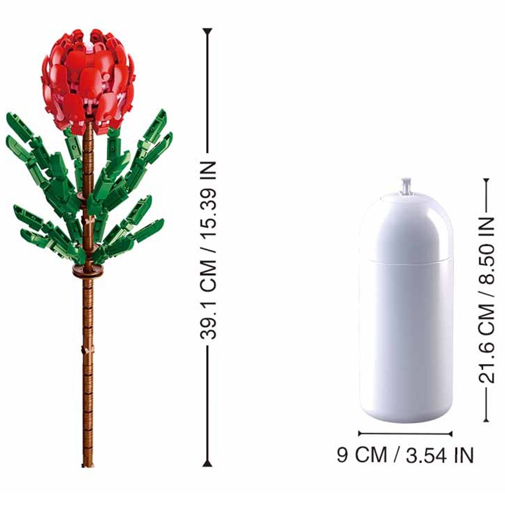 Set constructie Flowers 251 piese Tibouchina urvilleana [6]