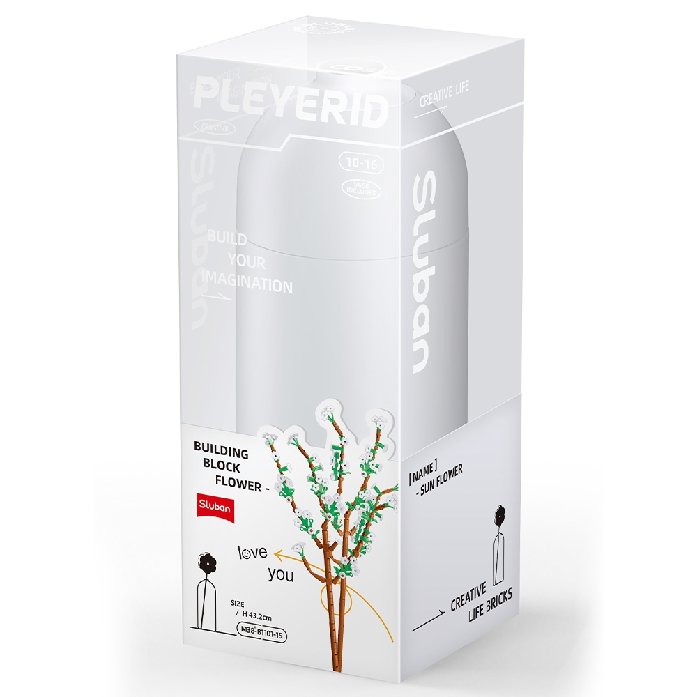 Set constructie Flowers 269 piese Fontanesia [3]