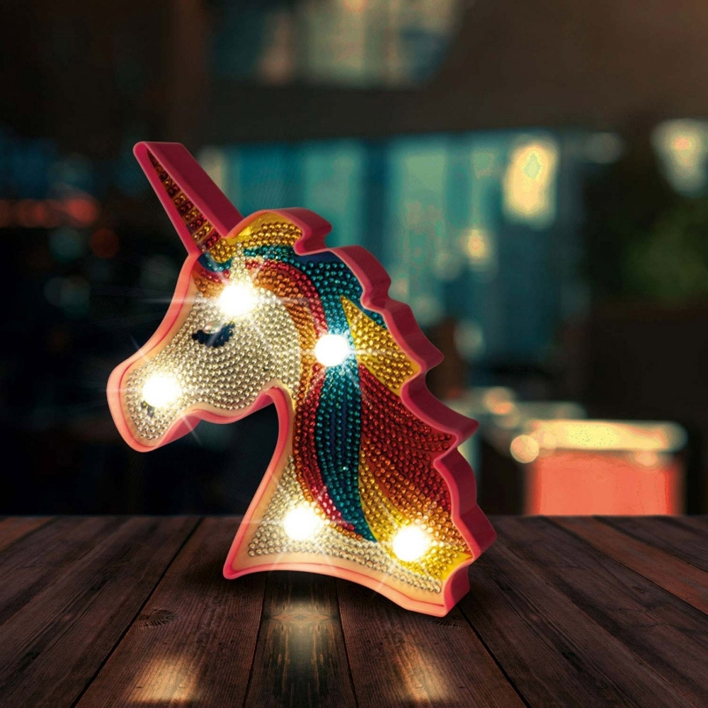 Set creatie cu diamante lampa unicorn Toi-Toys [3]
