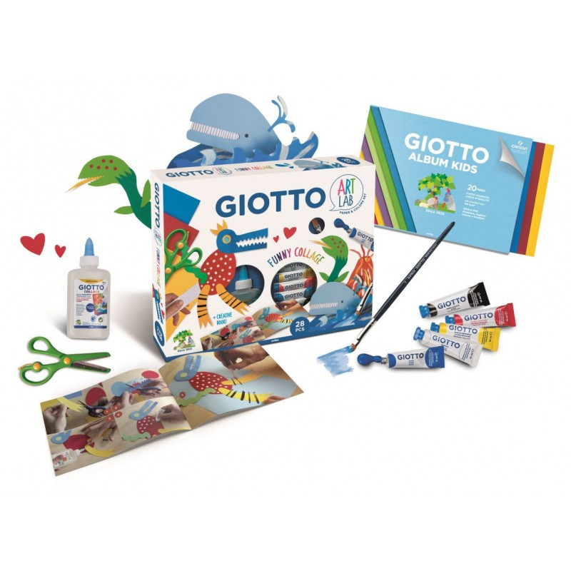 Set creativ - Funny Collage Art Lab Giotto [2]