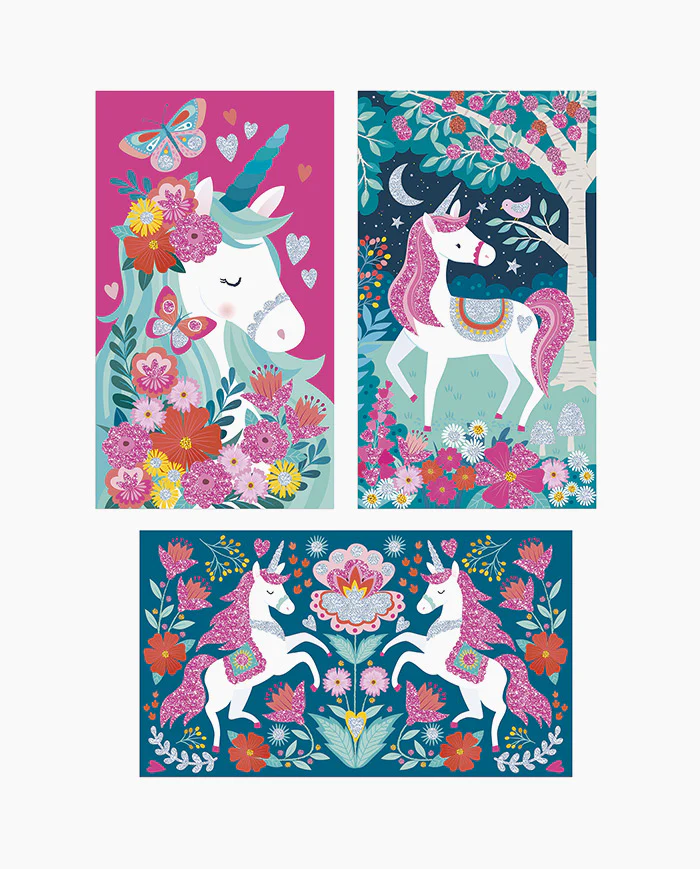 Set creativ Janod Glitter Unicorn 6 ani+ [6]