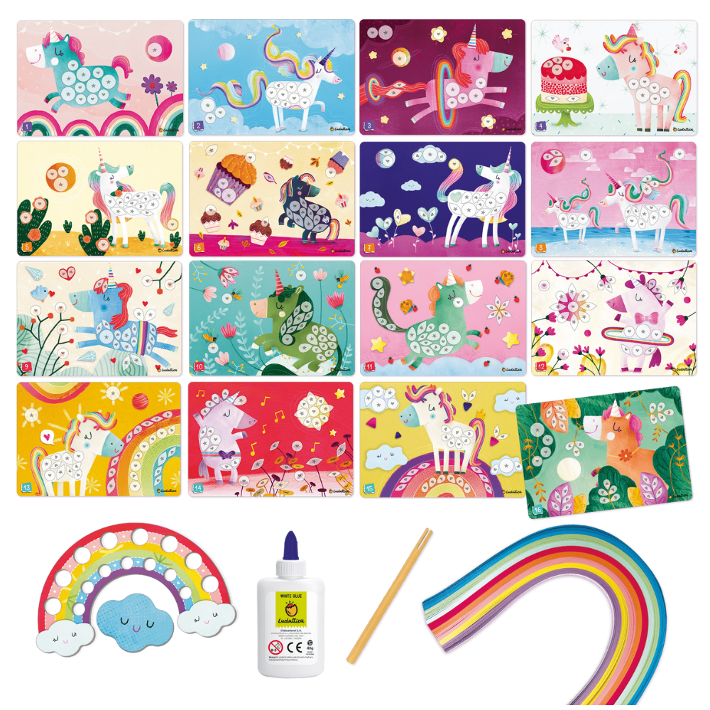 Set creativ Quilling Unicorni Magici Ludattica [2]