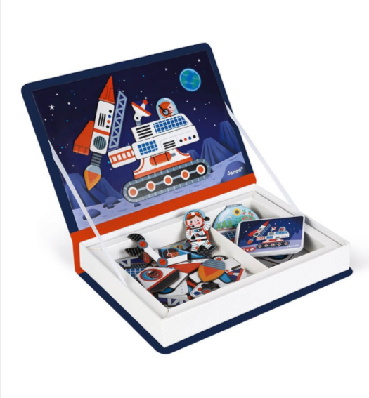 Joc magnetic Janod Magneti Book Cosmos 52 piese [3]