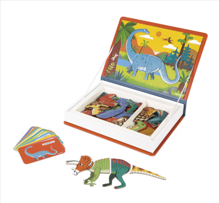 Joc magnetic Janod Magneti Book Dinozauri 40 piese [3]