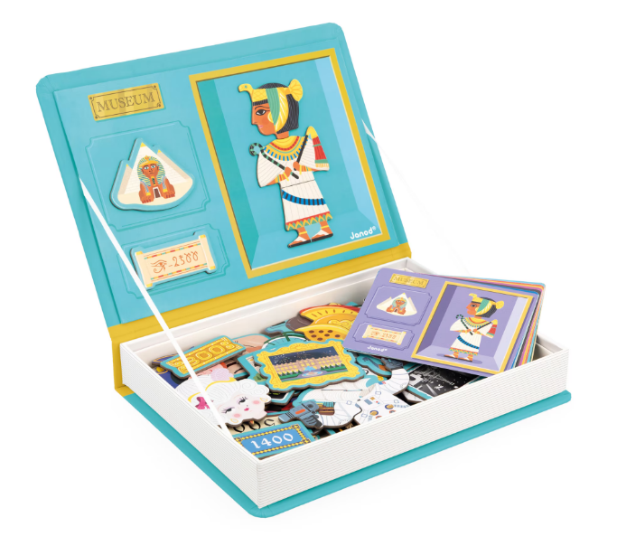 Set cu piese magnetice istorie Janod 72 piese [4]