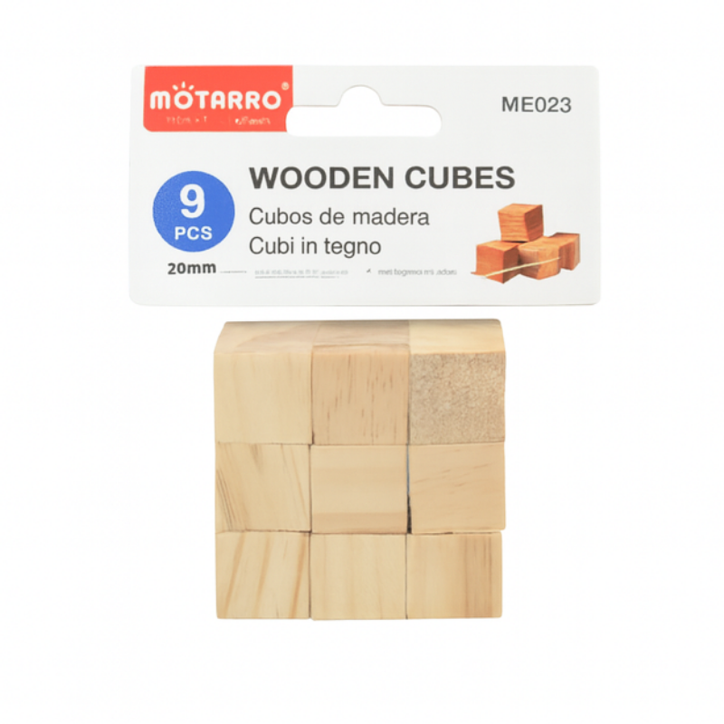 Cuburi lemn 1.5 cm 12/set Motarro [1]